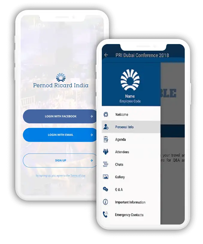 Pernod Ricard Conference App