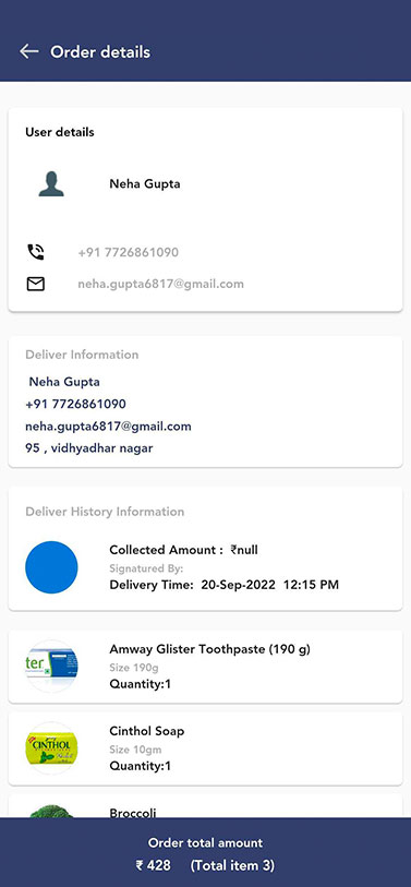 Delivery Boy App