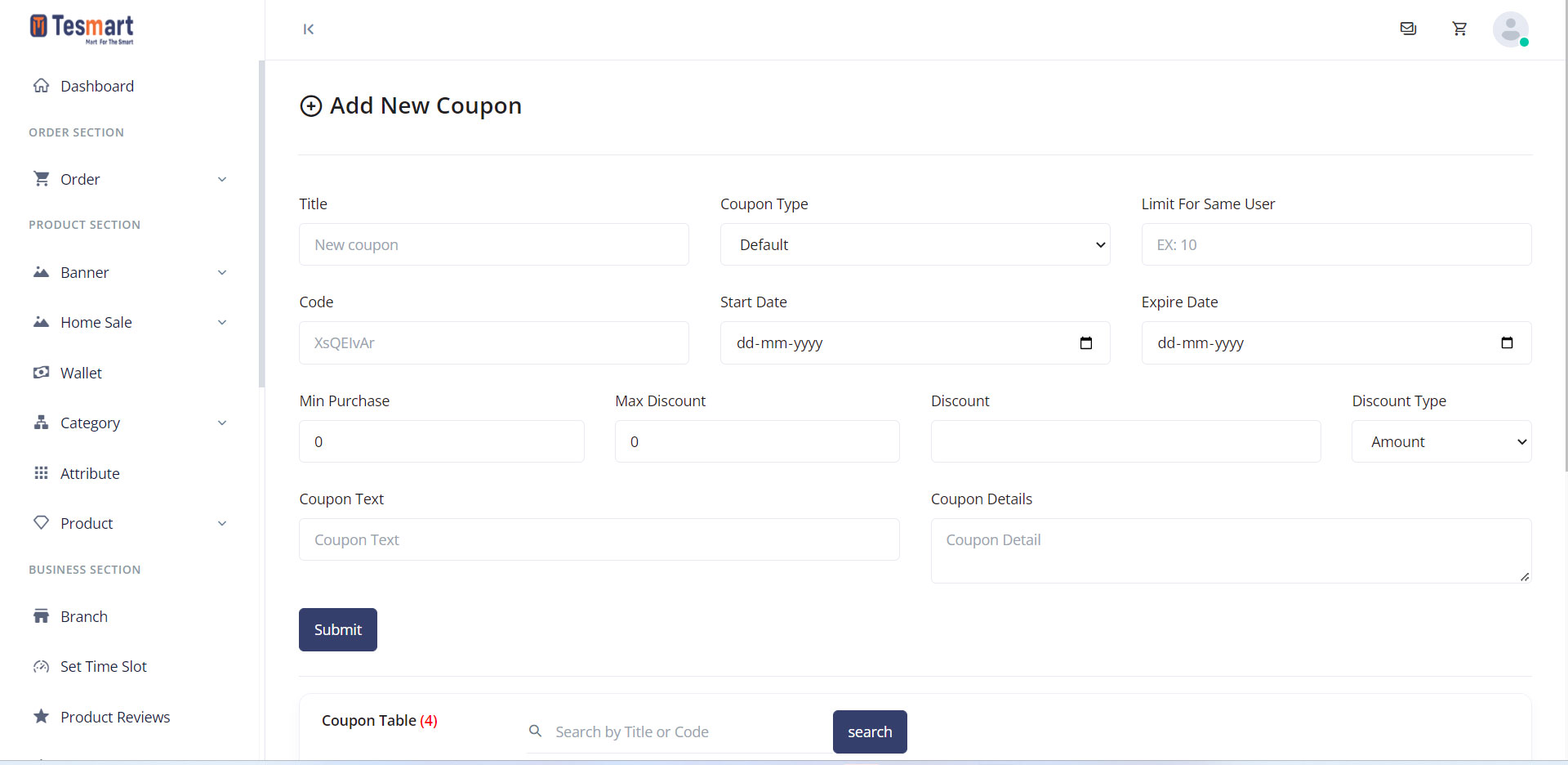Admin Panel