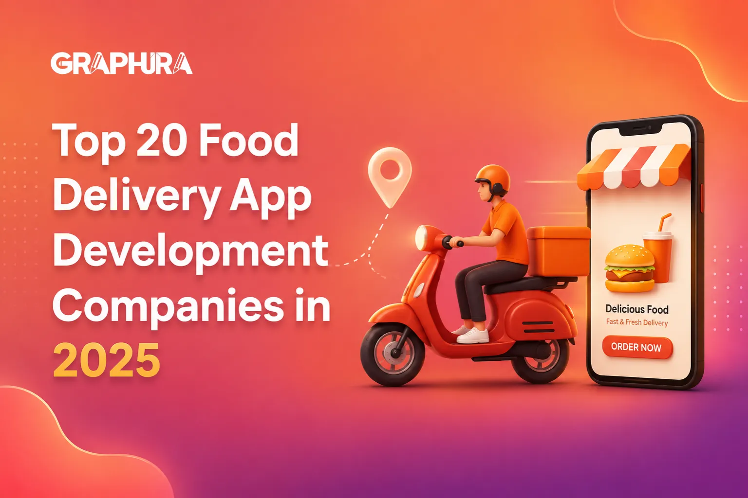 Top 20 Food Delivery App Development Companies in 2025