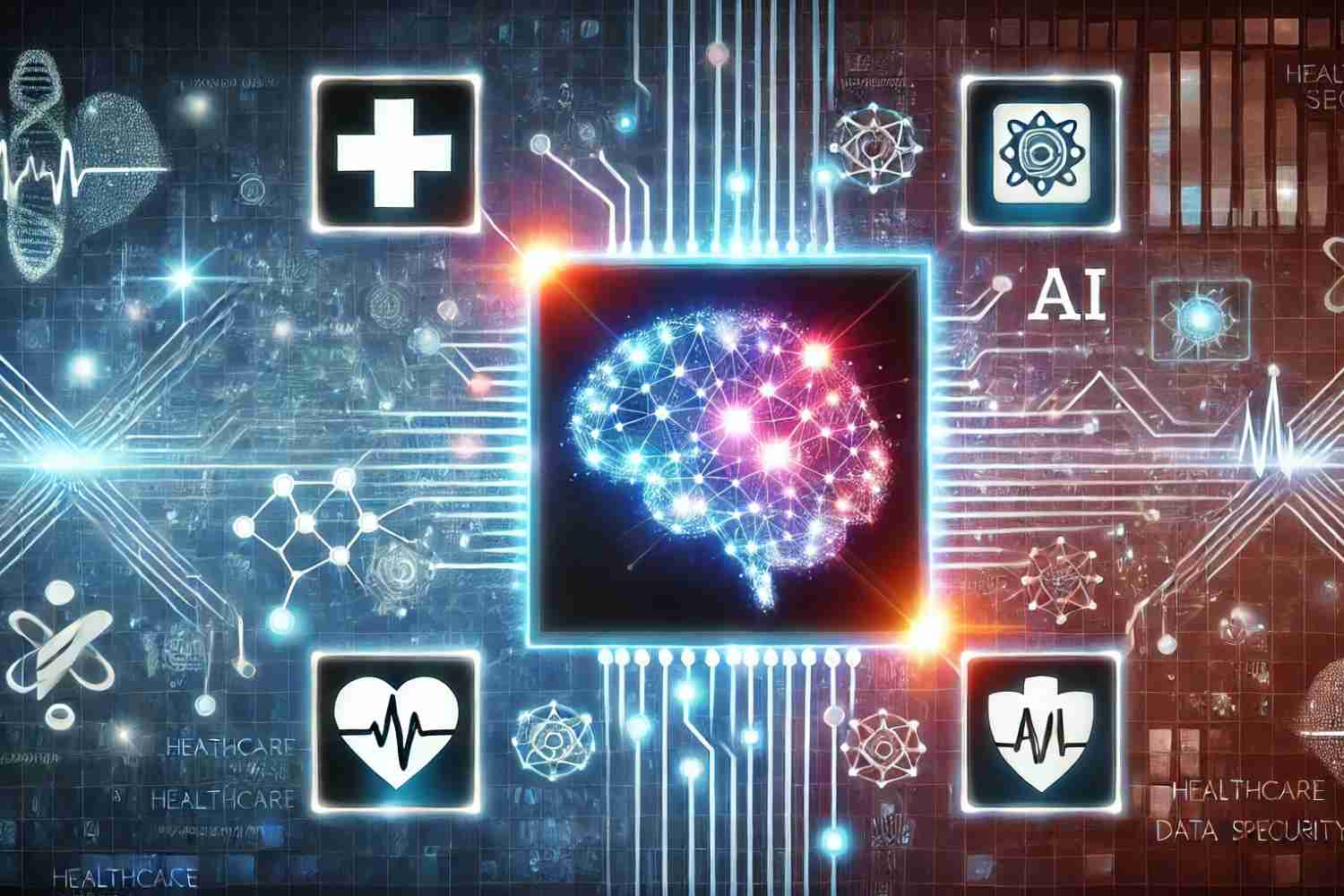 Enhancing Data Security and Privacy for a Healthcare Provider Using Blockchain and AI