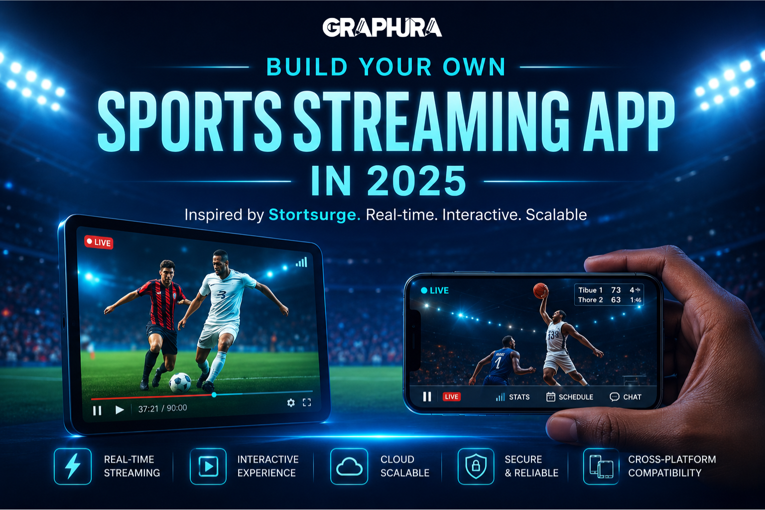 How to Build a Sports Streaming App Like Stortsurge in 2025