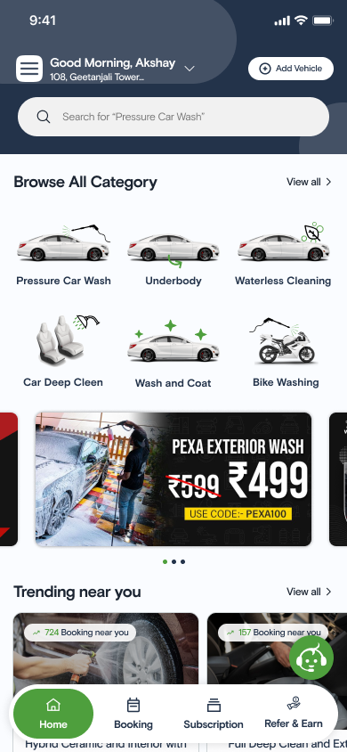 Car Wash App