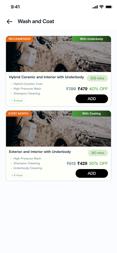 Car Wash App
