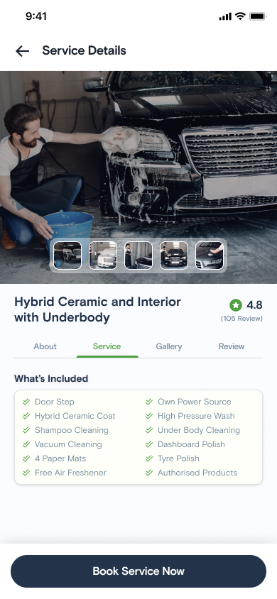 Car Wash App