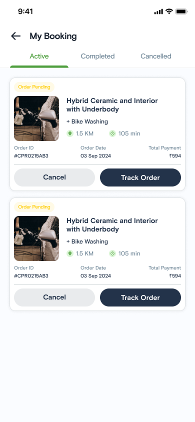 Car Wash App
