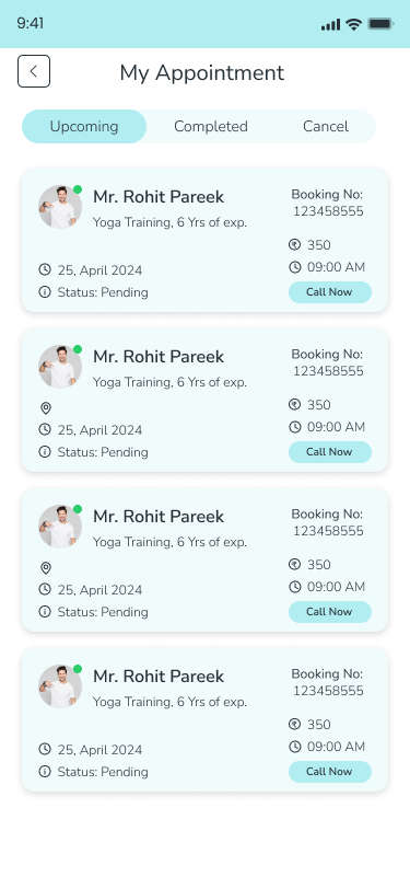 Yoga Customer App