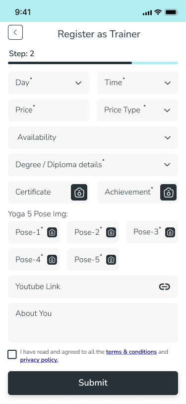 Yoga Trainer App